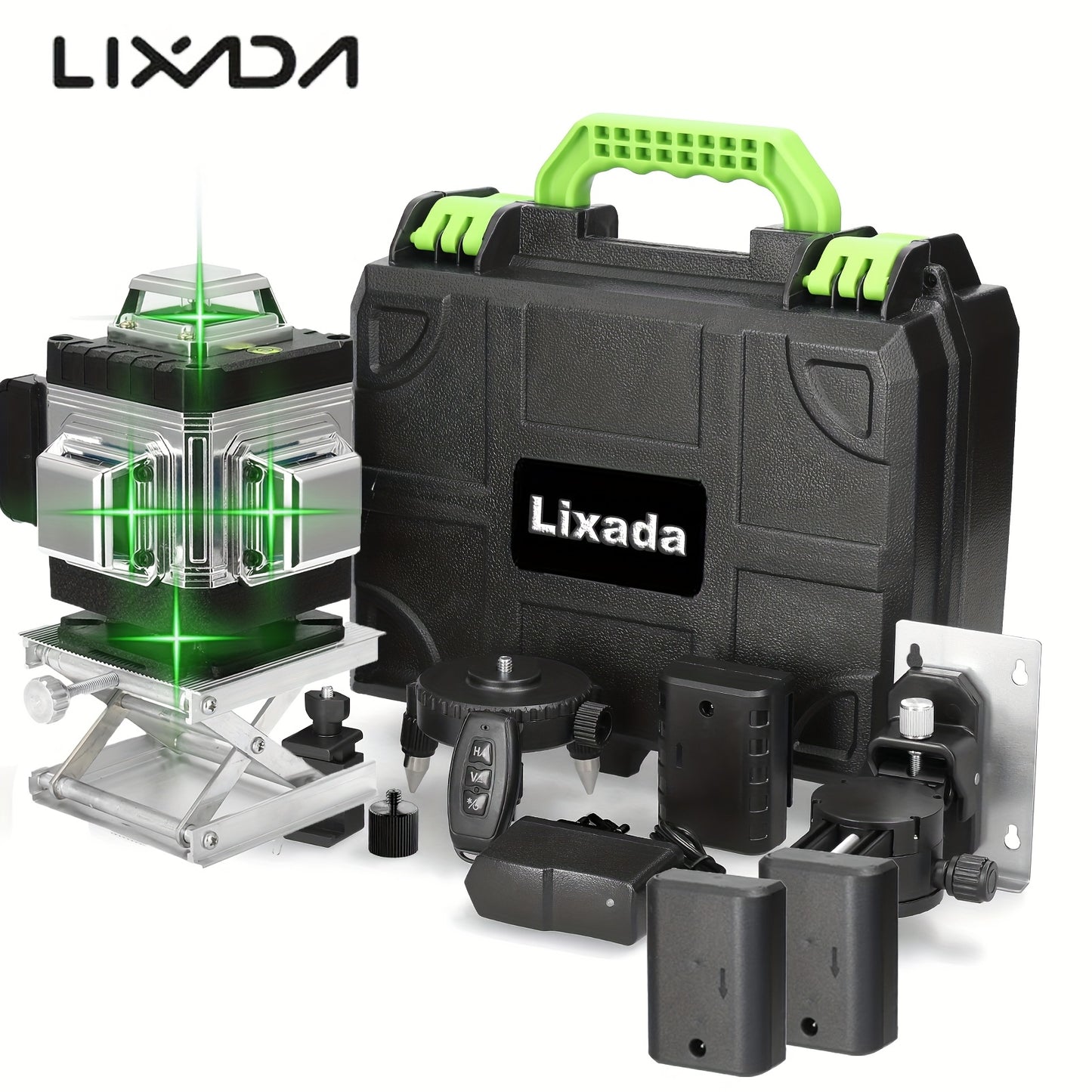 Lixada 4D 16 Lines Laser Level 3° Self-leveling Machine USB Rechargeable Lithium Battery Leveling Tool With Vertical Horizontal Tilt Lines