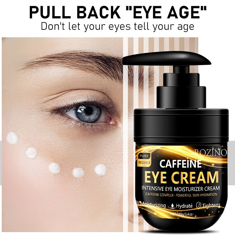 Instant 4pcs Retinol Skincare Set Firming, Moisturizing & Firming, Includes Caffeine Eye Cream, Face Cream, Moisturizing Cream, Facial and Neck Care Stick, farewell to dry, dullness, and sagging, instant touch Lift, deeply hy