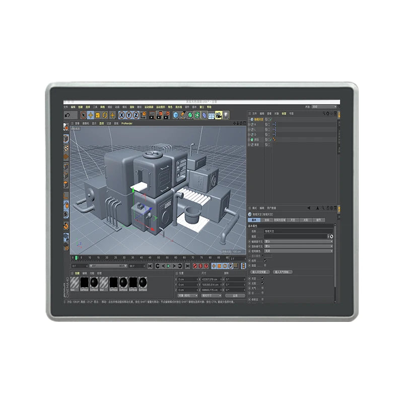 13.3" Industrial Tablet Capacitive Touchscreen All-in-One PC with Intel Core i3/i5/i7, CE/RoSH Certified, Factory Direct