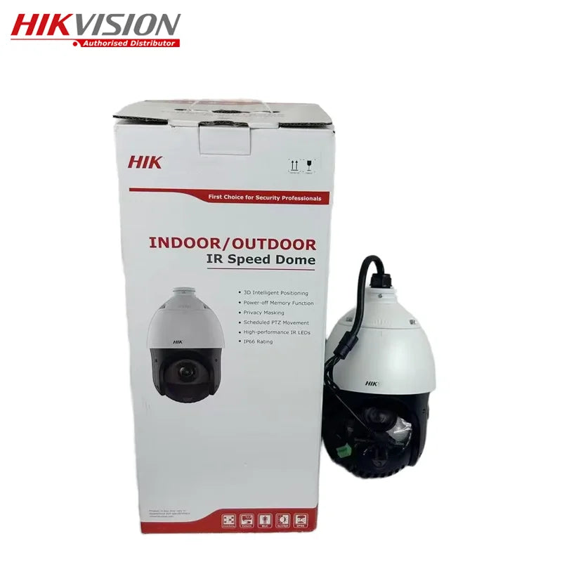 HIkvision Network Speed Dome PTZ Camera DS-2DE4425IW-DE(T5) 4 MP 25X with Acusense & DarkFighter IR PoE Night Vision Function