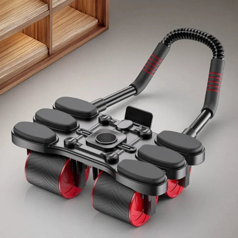 Wholesale High Quality New 4 Wheel Abdominal Wheel for Muscle Training Eva Slide Machine 4 Abdominal Ab Wheel Roller