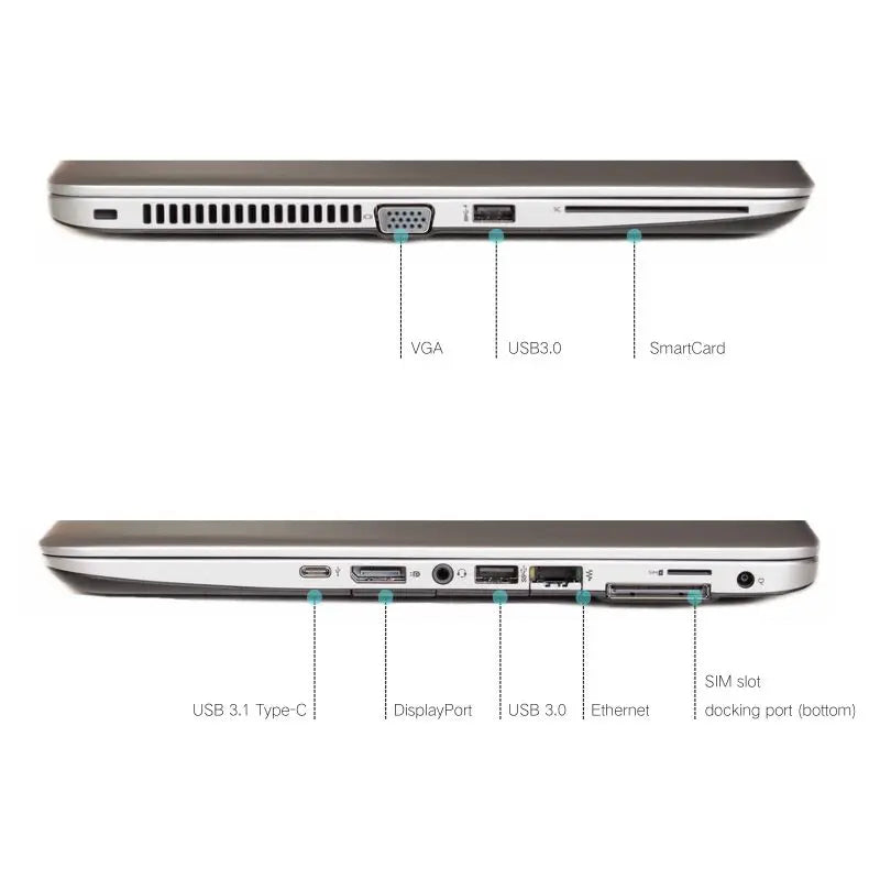 Used HP EliteBook 840 G3 Business Laptop Intel Core I5 6th Gen CPU 8GB RAM 256GB SSD Original Refurbished Computer Used Laptop