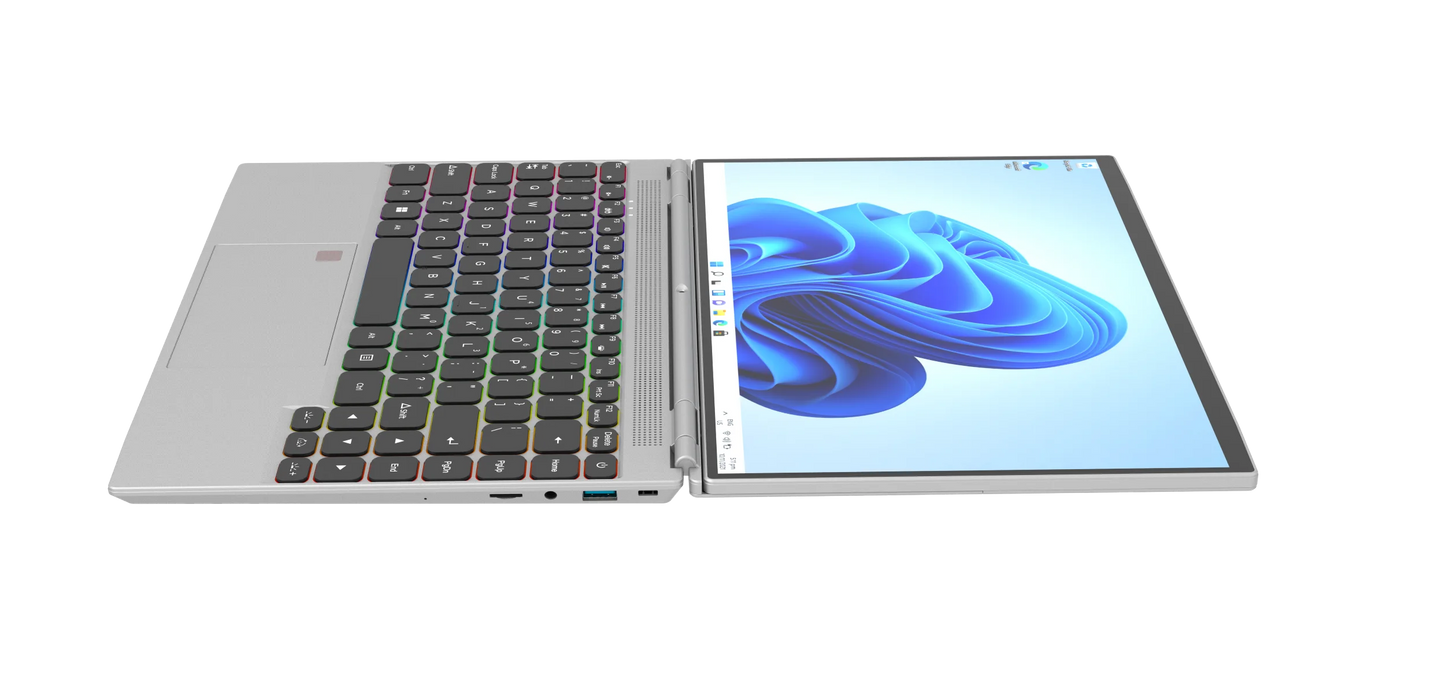 14 Inch Touch Screen Yoga Laptop for Business Intel Celeron 12th Gen N95 16GB DDR4 RAM 2TB SSD for Daily Use