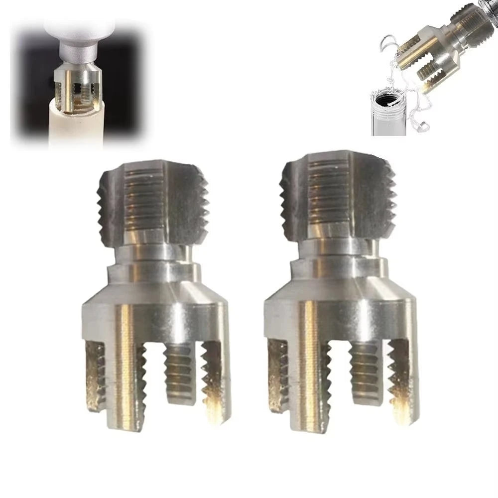 Kit de Roscador de Tubos de PVC com 6 Pontos para Rosca Interna e Externa, Macho de Rosca Rápida para Tubos de Água