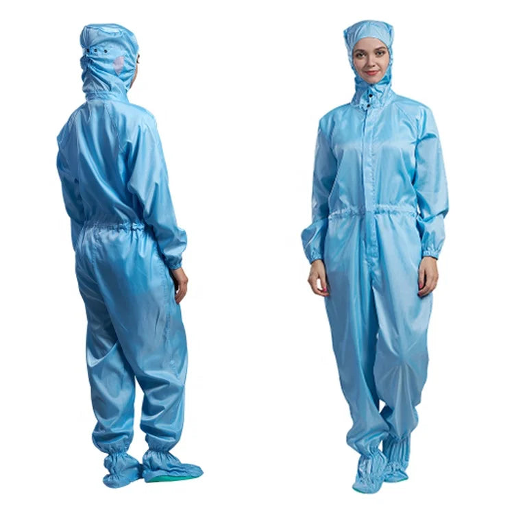 H-1123 75D Stripe Autoclavable Coverall Clean Room Garment Anti Static ESDD Jumpsuit ESDD Clothing