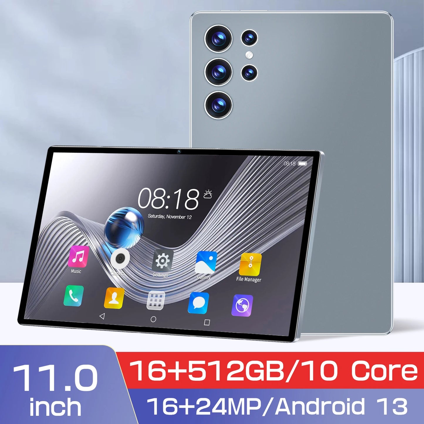 S23 Ultra 10-Inch Android Tablet for Kids Full Netcom 16+512GB Dual Card Learning Education Tablet 4G Call Factory Direct Sales