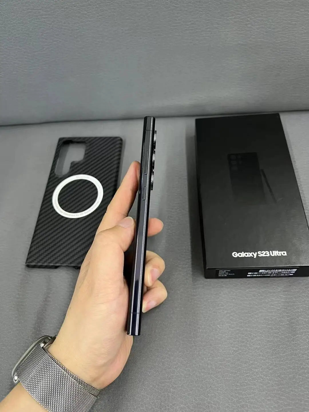 HiCyber Second-hand Smartphones Wholesale for Galaxy S23 Ultra 5G Unlocked US Version Single card slot