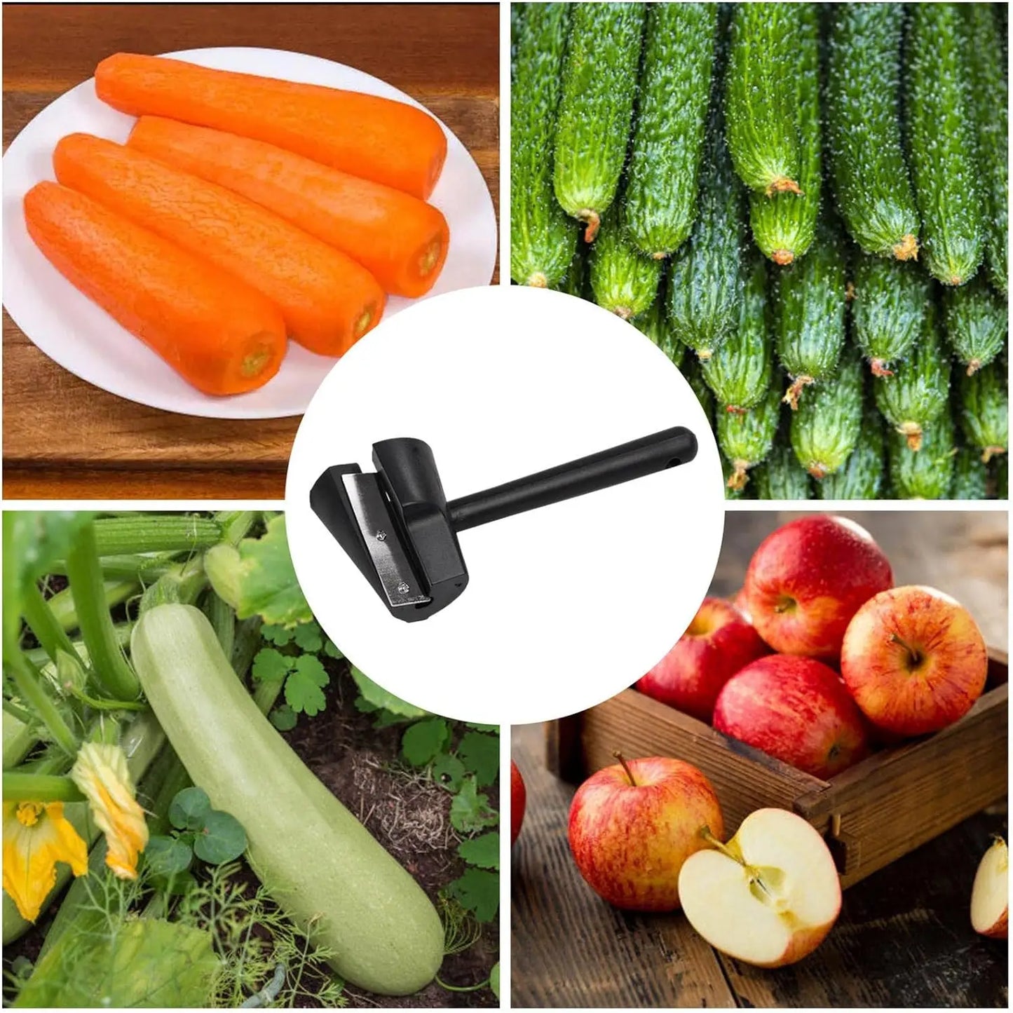 Portable  Stainless Steel Mutltipurpose Vegetable Spiral Slicer Spiral