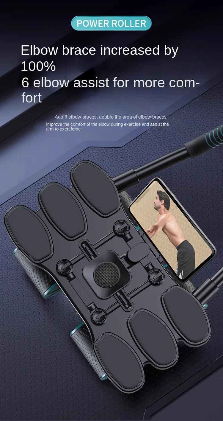 Wholesale High Quality New 4 Wheel Abdominal Wheel for Muscle Training Eva Slide Machine 4 Abdominal Ab Wheel Roller