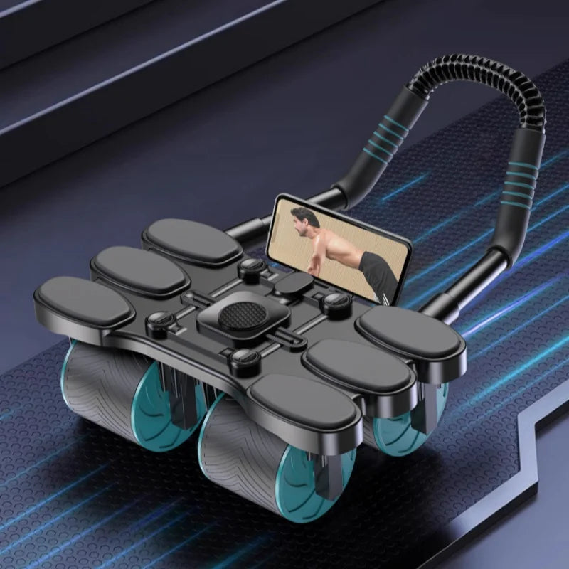 Wholesale High Quality New 4 Wheel Abdominal Wheel for Muscle Training Eva Slide Machine 4 Abdominal Ab Wheel Roller