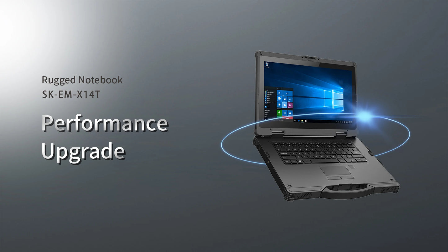 14-Inch Fully Ruggedized Toughbook Notebook Dustproof and Waterproof Industrial PC with FHD Display