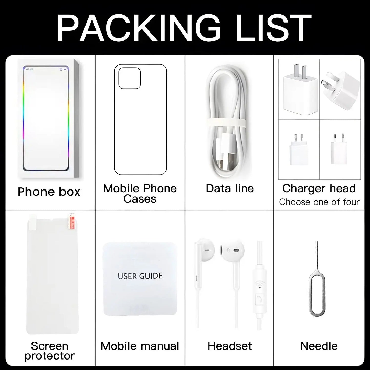 2023 Style Grids China Wholesale Personalizeds23 ultra 6.8inch Dual Sim Card Smartphone 5g Oem Mobile Phone Galaxie