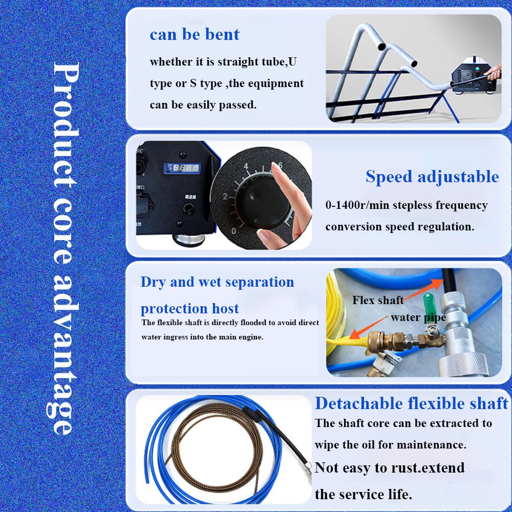 Good Quantity Boiler Cleaning Equipment for Cleaning Heat Exchanger Tubes,High Efficiency Best Price Mini Condenser