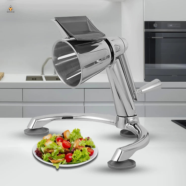 Made in China Hot Sale Zinc Alloy Salad Cutter New Design 5 in 1 Kitchen Cooking Set Food Processor Blender for Household