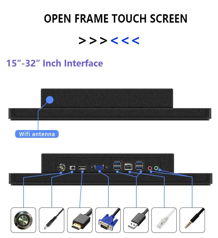 High Quality Integrated High-definition IPS LED Core CPU I3 I5 I7 Diy All-in-one Machine 49 Inch  Touch Screen for Business