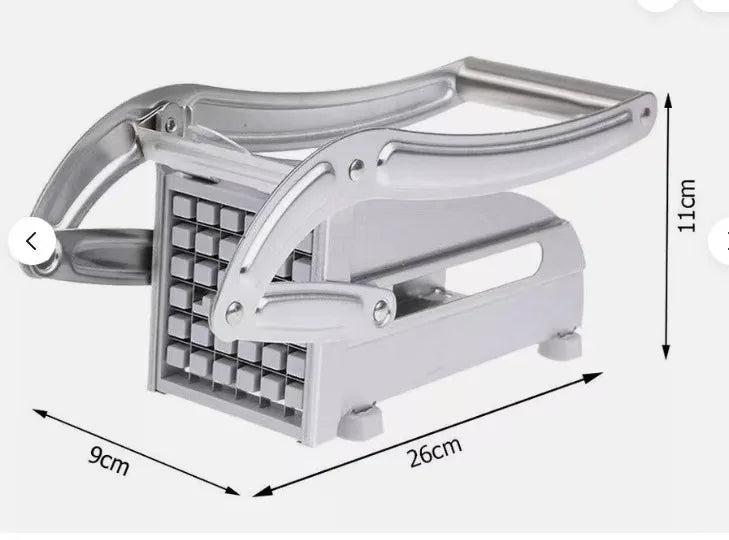 Eco-Friendly Stainless Steel Manual Potato Slicer Chipper Household Kitchenware for French Vegetables Fruit Vegetable Tools