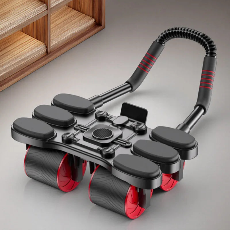 Wholesale High Quality New 4 Wheel Abdominal Wheel for Muscle Training Eva Slide Machine 4 Abdominal Ab Wheel Roller