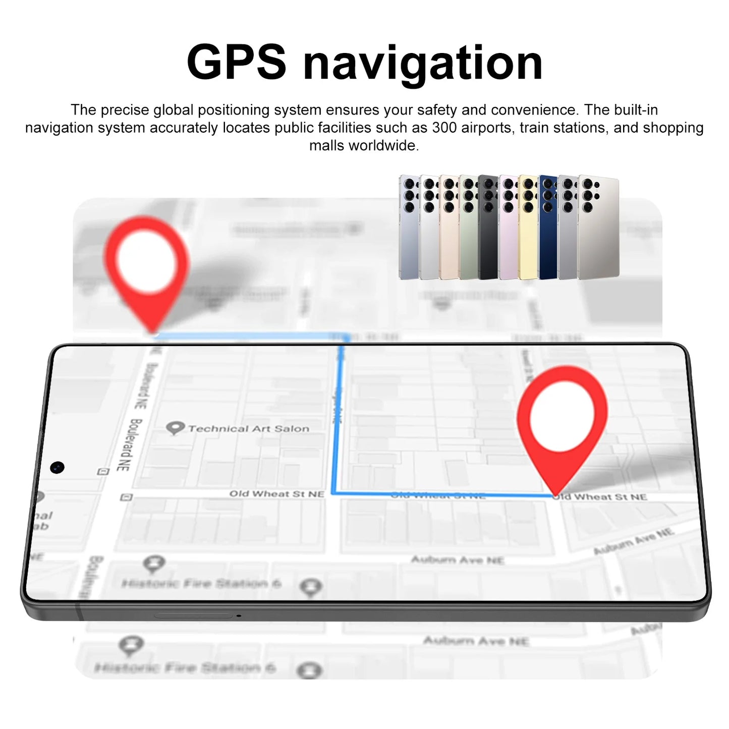 Factory Price S25 Ultra 16GB+1TB Android Big Screen phone  Dual SIM LTE Mobile Phone  Model S25 with Full HD Screen 108MP Camera