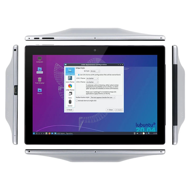 YC-1011 10.1 Inch RK3568 Quad Core PoE Wifi Linux Debian Ubuntu 11 Os Tablet for Workflow Automation