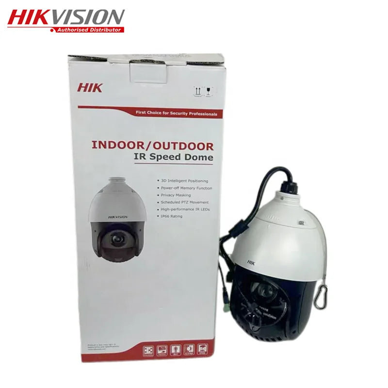 HIkvision Network Speed Dome PTZ Camera DS-2DE4425IW-DE(T5) 4 MP 25X with Acusense & DarkFighter IR PoE Night Vision Function
