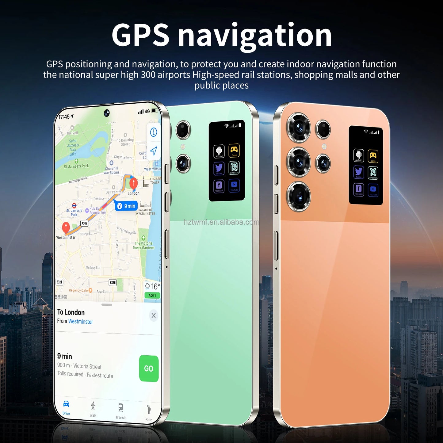 High Quality S25 Ultra Android 15 Smartphone 7.3 Inch 22GB+1TB 5G Hot Selling Unlocked Dual SIM 108MP Rear Global Wholesale