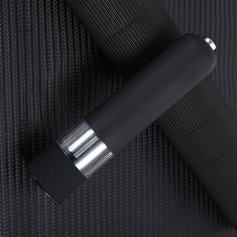 Moinho de especiarias para cozinha, automático, por indução, em aço inoxidável, alimentado por bateria, para pimenta e sal.