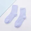 Heart Flanged Flat Women's Socks Rolled Edge Crew Cute Lovely Women's Sleeping Socks Fluffy Bed Sock for Women