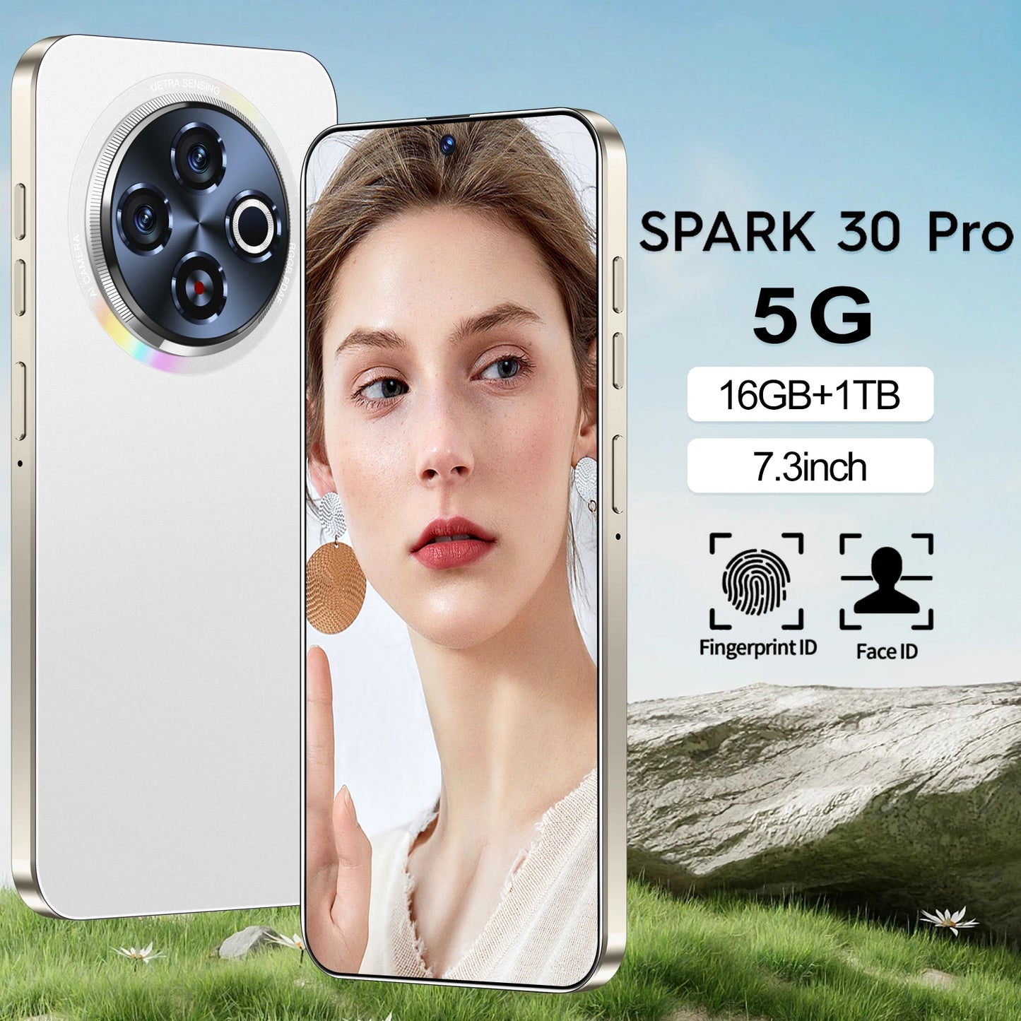 Hot Selling Tecno Spark 30 Pro 4G Smartphone with Original HD Screen and Dual SIM Card Android MTK Processor Used Mobile Phone