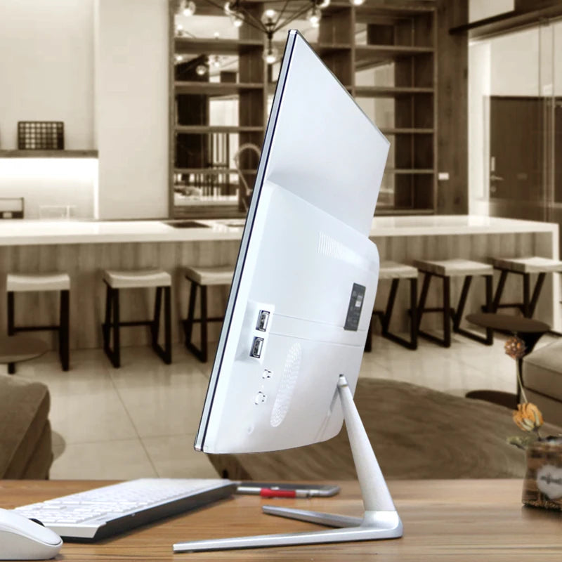 24"27''Inch Curved 8gb16gb32gb Ram 512 Gb Ssd Core I7 I5 I3 Processor All in One Desktop Computer All in One Pc for Supermarket