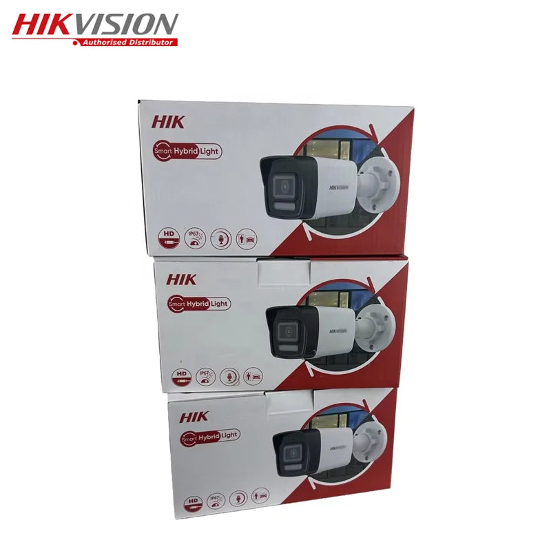 Hikvision 2/4/8MP Acusense Dual Light IP Bullet CCTV System 16ch Facial Recognition POE NVR Camera Kit Night Vision Function