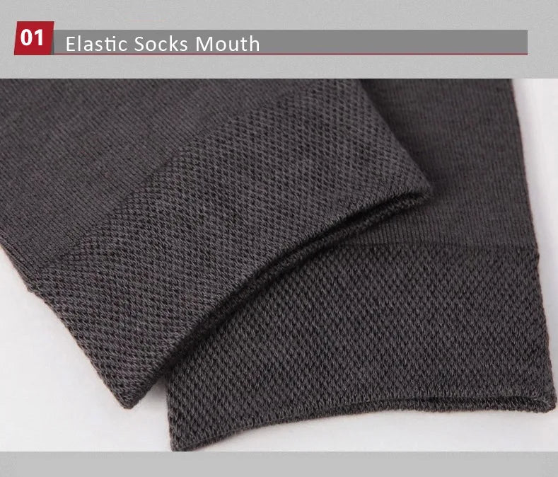 Wholesale Business Socks Black Box Meias Calcetines Anti Bacterial Deodorant Socks logo Custom Organic OEKO Bamboo Crew Socks