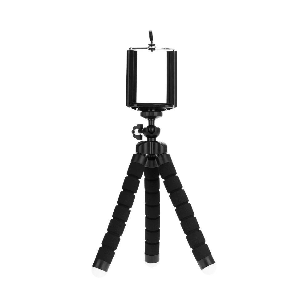 Tripé Flexível para Telemóvel e Câmara | Suporte Ajustável
