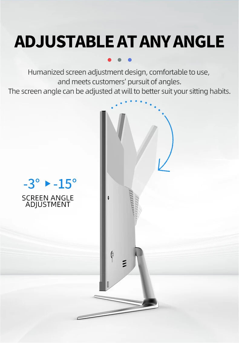 24"27''Inch Curved 8gb16gb32gb Ram 512 Gb Ssd Core I7 I5 I3 Processor All in One Desktop Computer All in One Pc for Supermarket