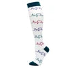 Wholesale 20-30mmhg Running Sport Socks Men Women Athletic Fun Stocking Knee High Nurse Compression Socks