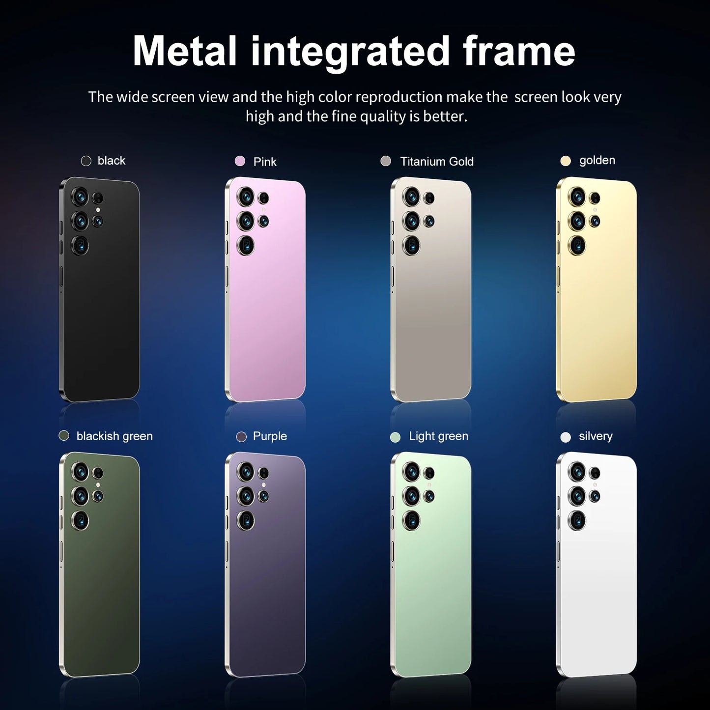 High Quality Original 5G Android S26 Ultra Smartphones 22GB+2TB Storage 7.3 Inch HD Screen Mobile Phone S25 Ultra