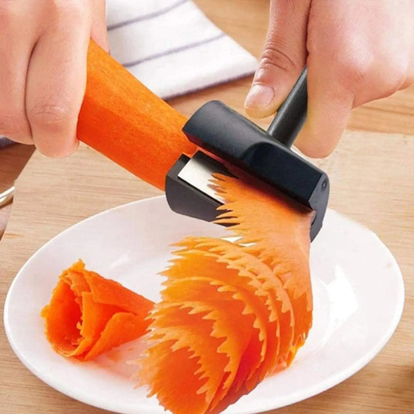 Portable  Stainless Steel Mutltipurpose Vegetable Spiral Slicer Spiral
