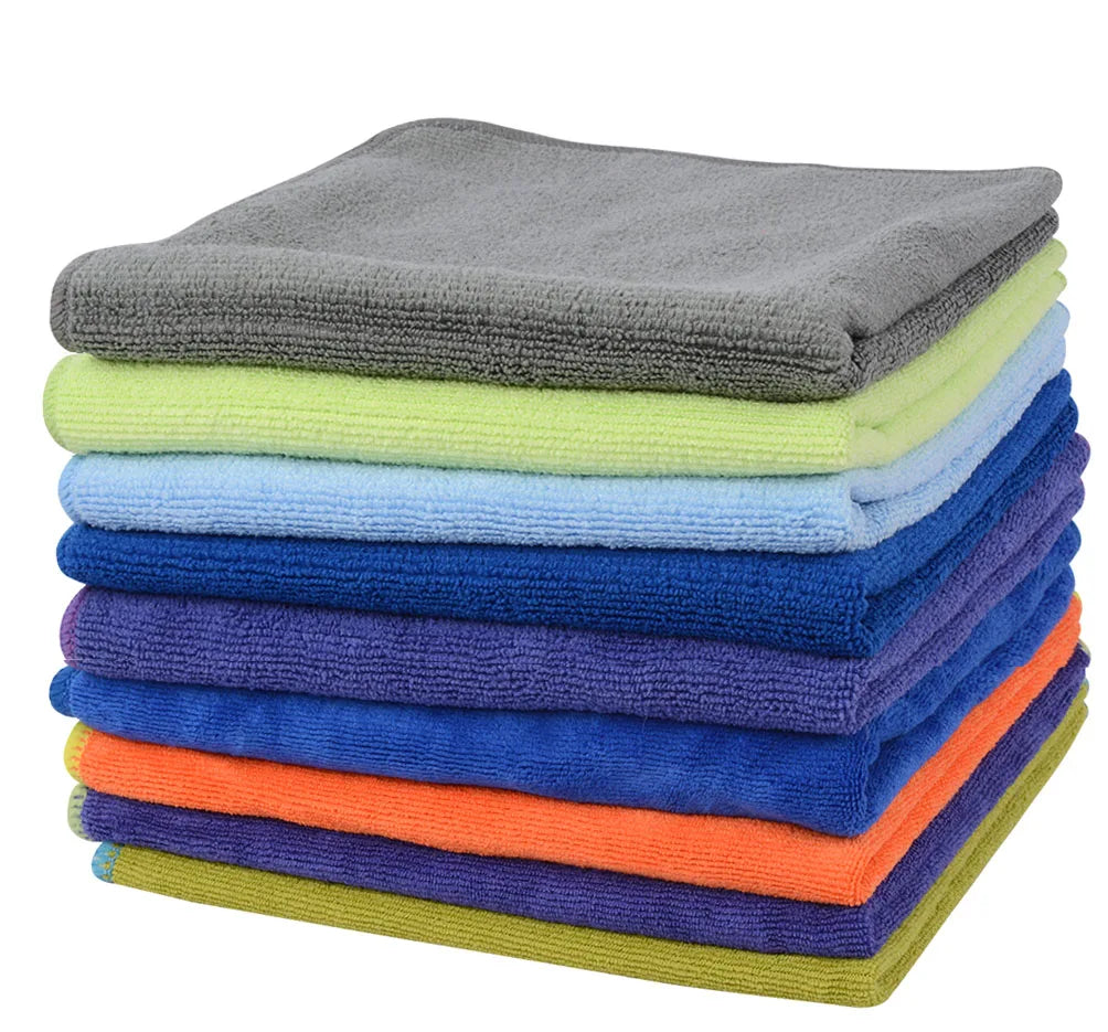 Factory Outlet 300gsm 350gsm Multipurpose Car Wash Clean Dry Microfiber Towel in Stock Special Offer