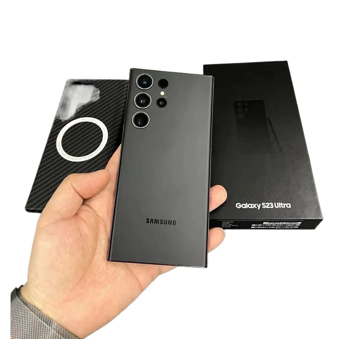 HiCyber Second-hand Smartphones Wholesale for Galaxy S23 Ultra 5G Unlocked US Version Single card slot