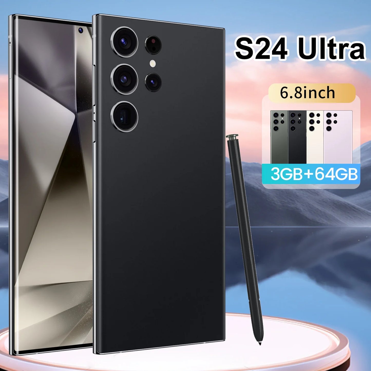 2023 Style Grids China Wholesale Personalizeds23 ultra 6.8inch Dual Sim Card Smartphone 5g Oem Mobile Phone Galaxie