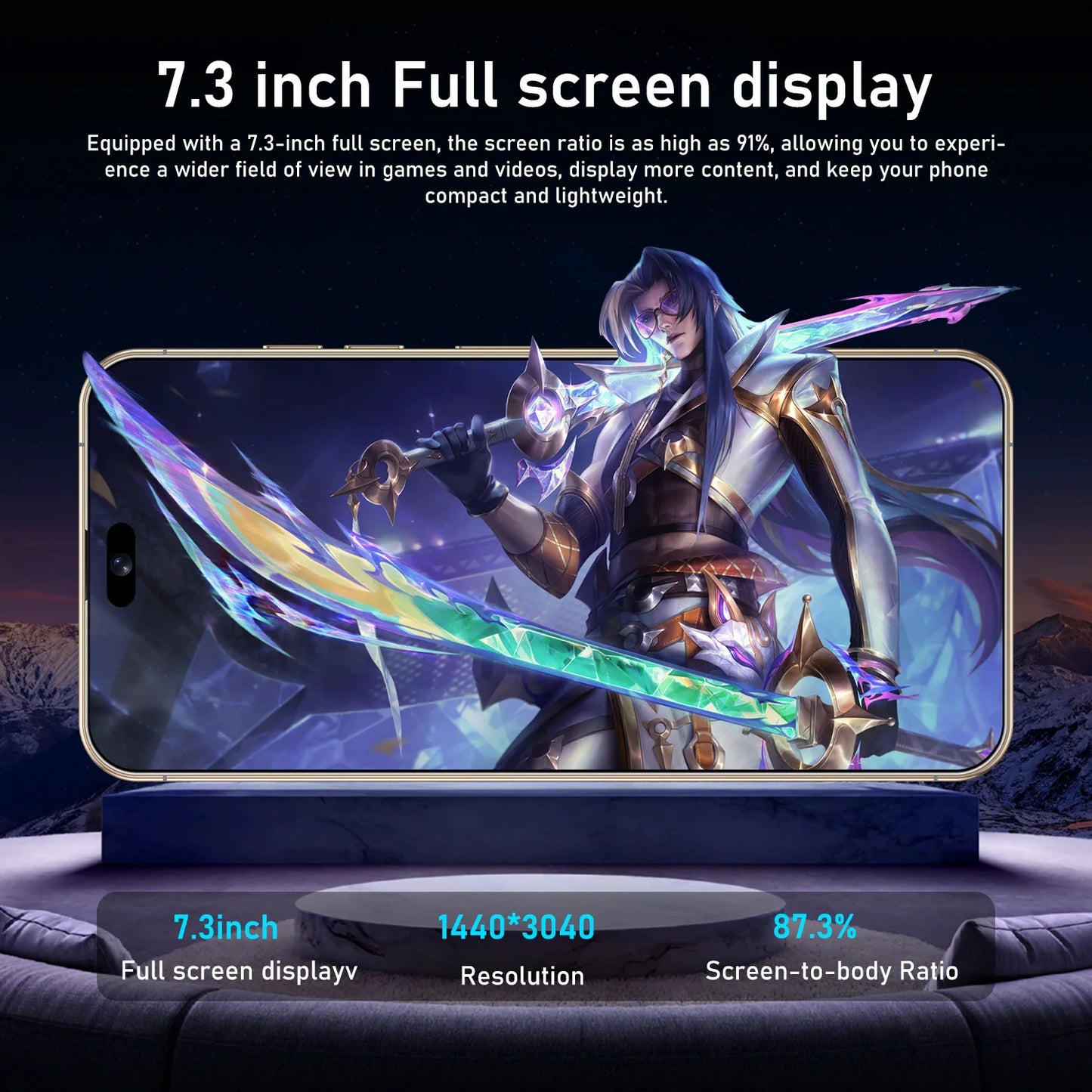 16 Pro Max 5G Smartphones Phone 16 Pro Max 16GB+1TB Smartphone 5G Smartphone 7.3inch Screen