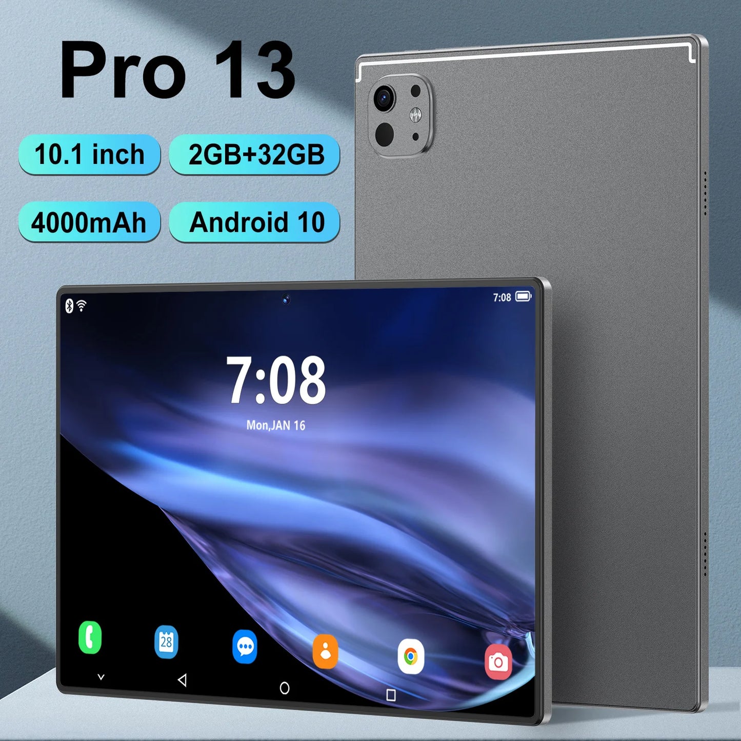Hot Selling 10.1 Inch Pad Pro 13 Octa Core Android 15 Ram 8gb Rom 128Gb Tablet With Sim Card Business Tablet for Professional