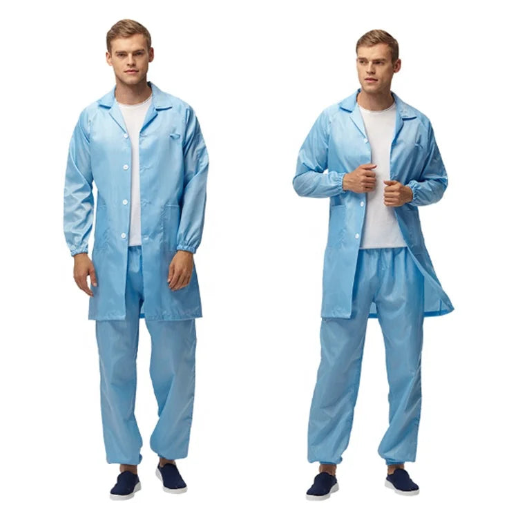 H-1104 Esd Antistatic Cleanroom Lab Coat