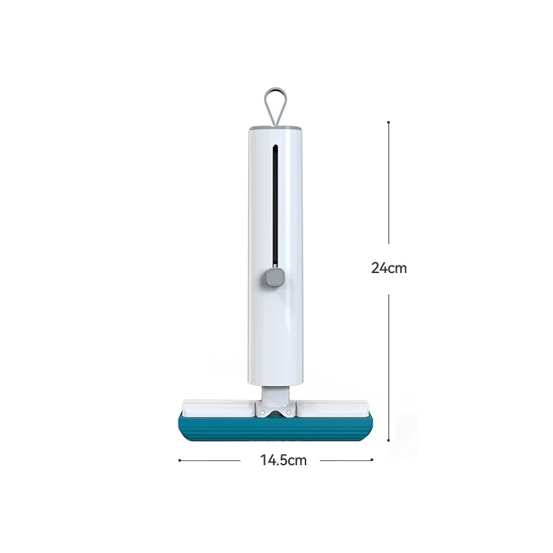 For BOOMJOY Mini Mop Cleaning Sponge Portable Self-Squeeze Equipment for Kitchen Bathroom Mirror Living Room Desk