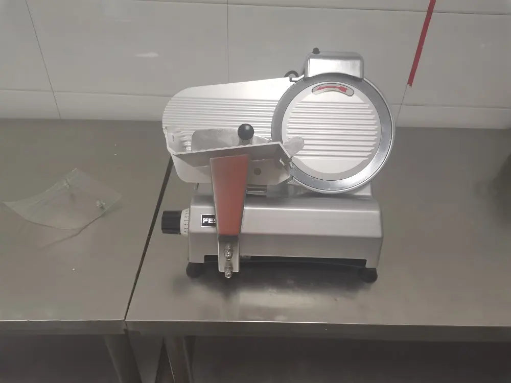 Butcher Deli Cold Cut Meat Cutting Machine Cuter Slicers Model El250 Meat Cutting Machine Price Manual Frozen Meat Slicer