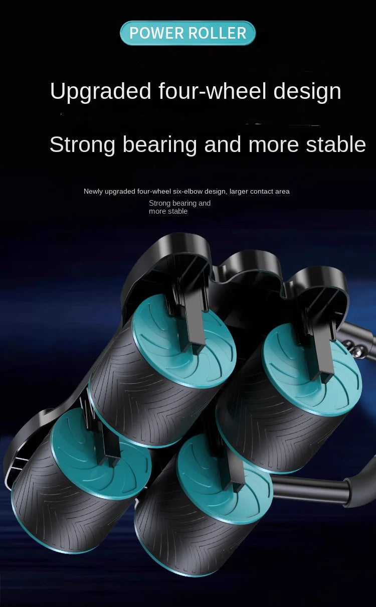 Wholesale High Quality New 4 Wheel Abdominal Wheel for Muscle Training Eva Slide Machine 4 Abdominal Ab Wheel Roller