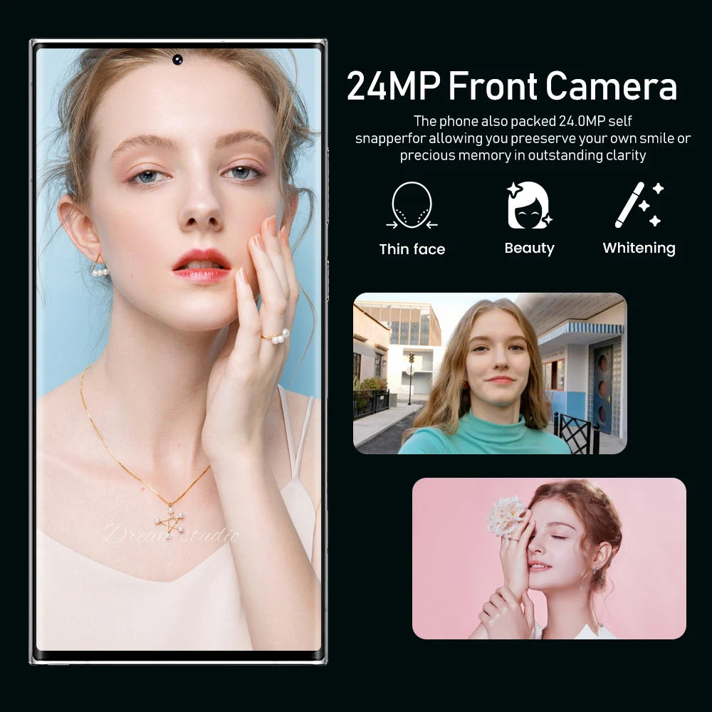 Galaxy S22 Ultra 16GB+1TB Smart Android Phone 6800mah 5G Dual SIM Dual Standby Unlocked Smartphone S22 ultra S22 ultra