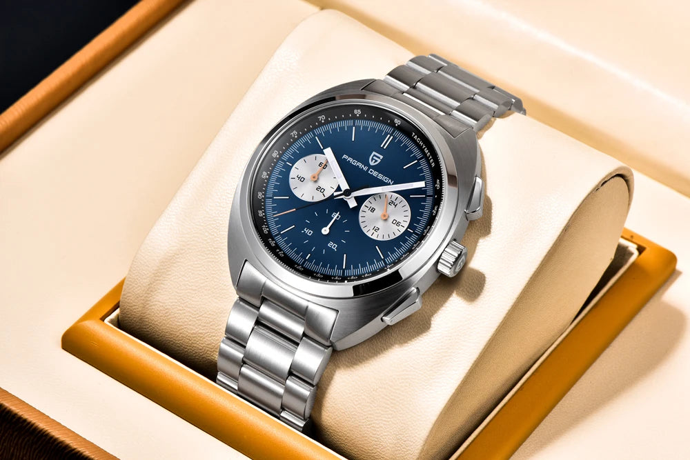 PAGANI DESIGN 2025 Men's Watch Multifunctional Chronograph Watches For Man Luxury Quartz Wristwatch AR Sapphire Luminous Clocks