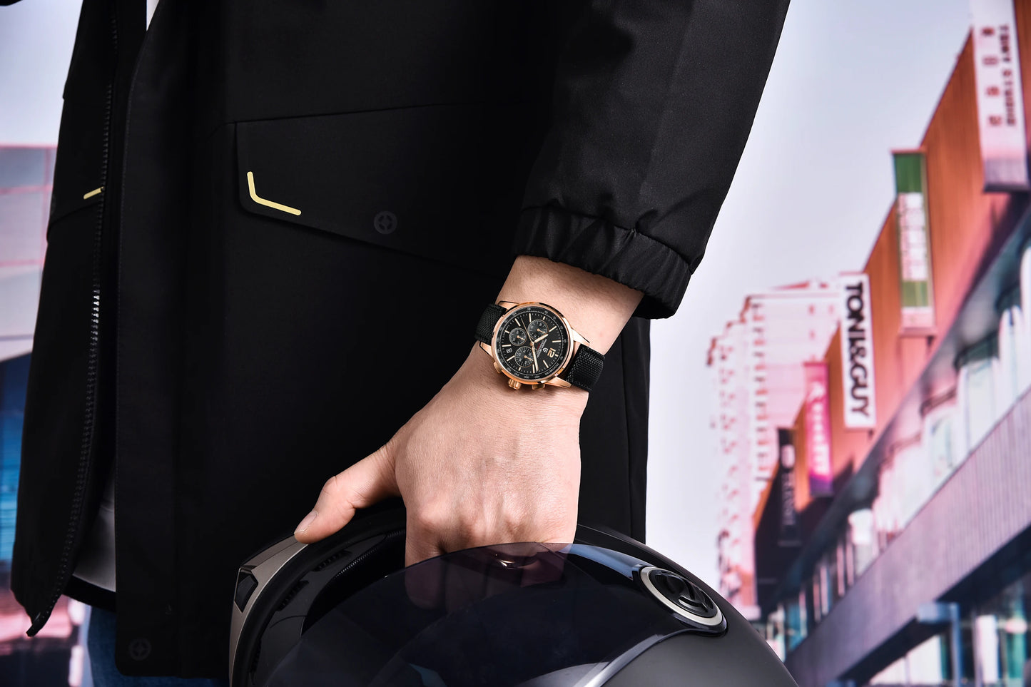 PAGANI DESIGN 2024 New Luxury Fashion Casual Men Quartz Watches VK63 100M Water Resistant Sapphire Glass Stainless Steel Watches