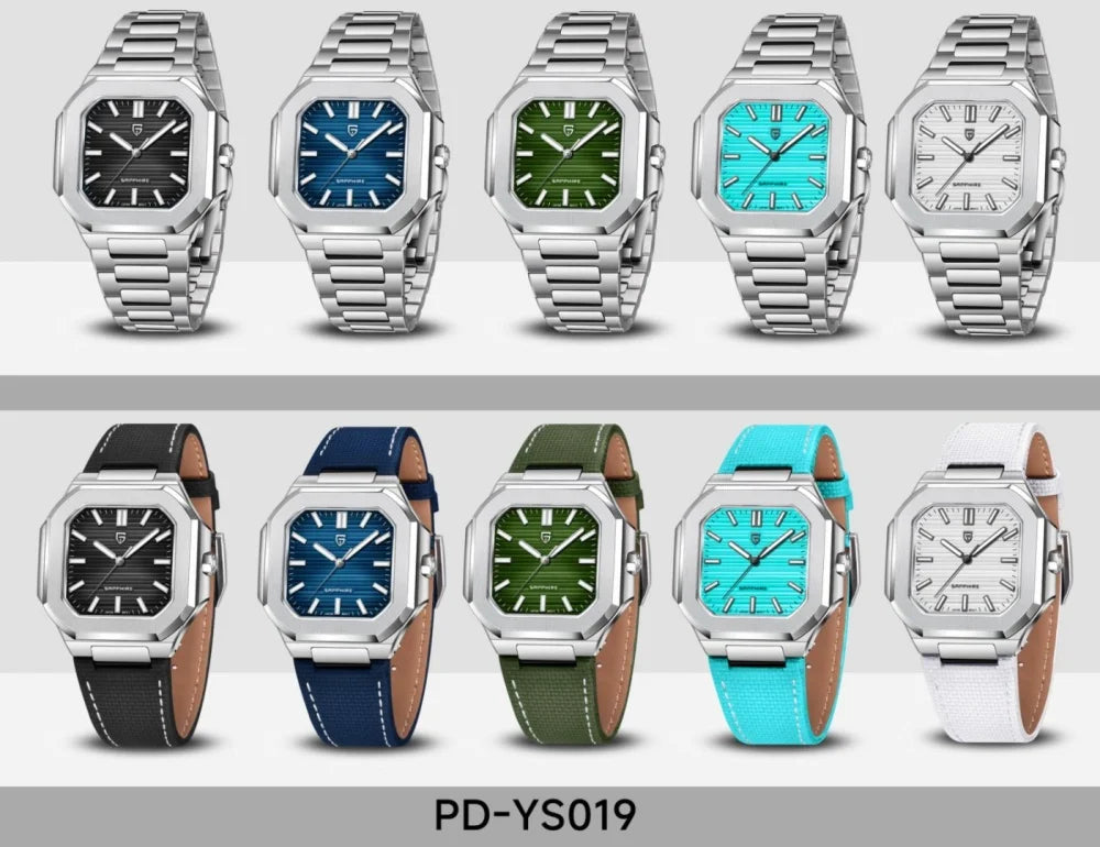 2025 New PAGANI DESIGN Top Brand Men Quartz Watches Luxury Sapphire Glass AR Coated Business Watch Japan VH31 Luminous Watch Men