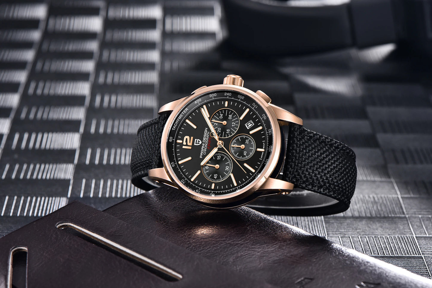 PAGANI DESIGN 2024 New Luxury Fashion Casual Men Quartz Watches VK63 100M Water Resistant Sapphire Glass Stainless Steel Watches